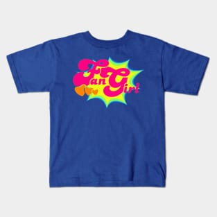 Fan Girl Comic Book Kids T-Shirt